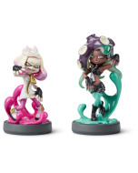 Набор из 2-х фигурок Amiibo Off the Hook Set Жемчик и Мариша (Pearl and Marina) - Splatoon Collection (Nintendo Switch)